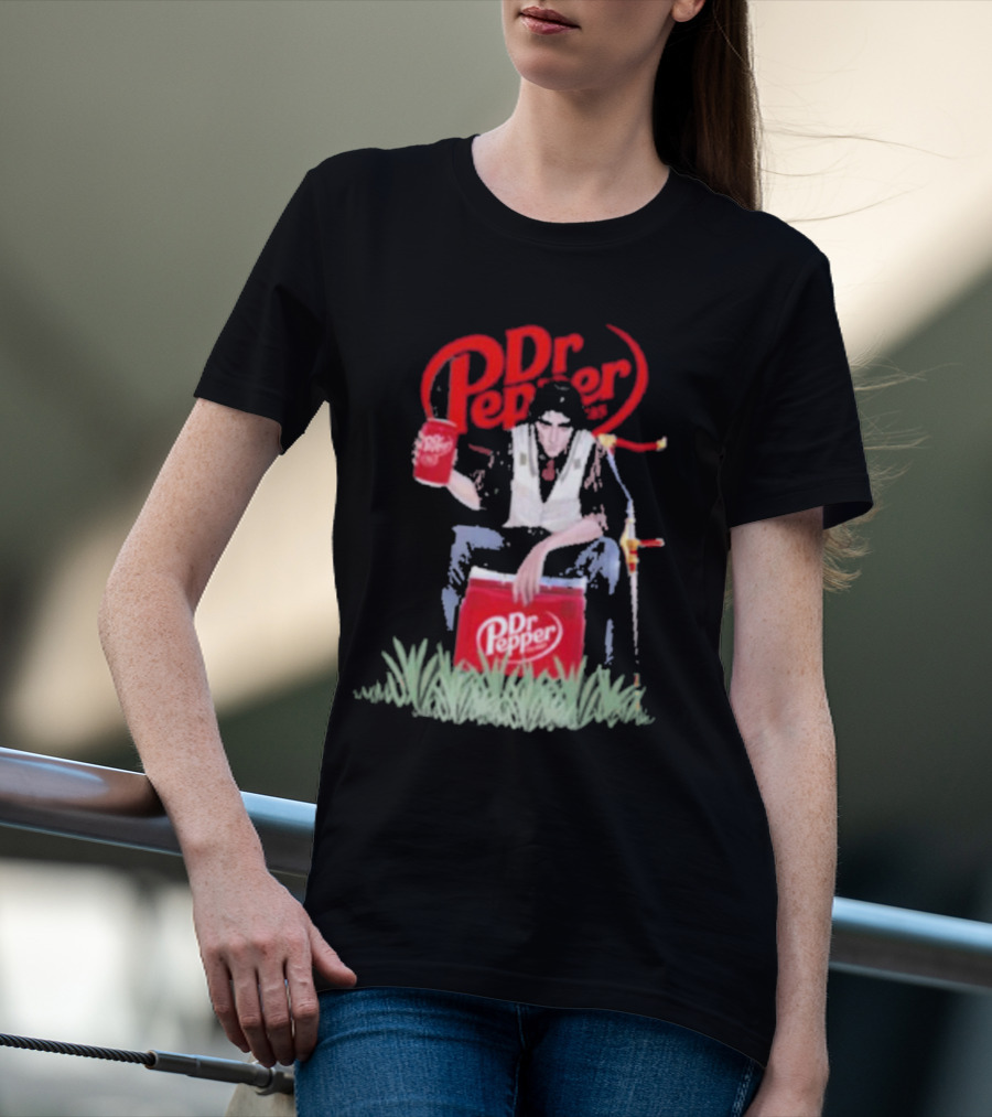 Viktor Season 2 Dr Pepper Warrior Sitting On Dr Pepper Crate T-Shirt