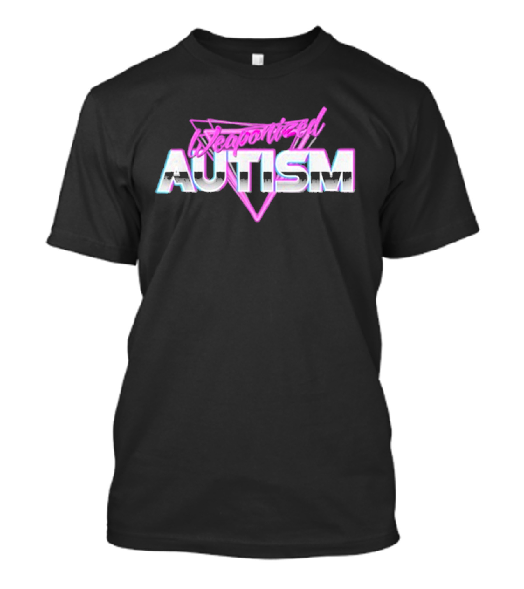 Weaponized Autism 80s Aesthetic Retro Cyberpunk T-Shirt