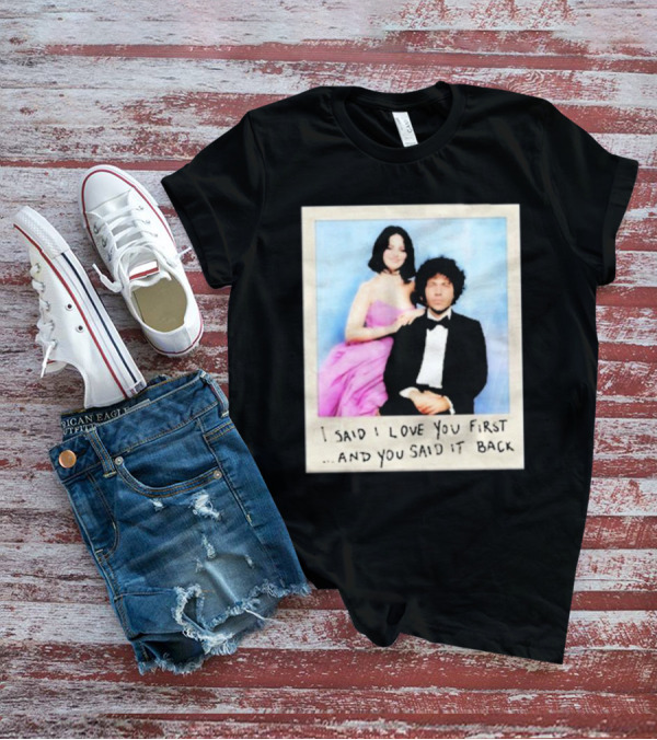 Selena Gomez I Said I Love You First And You Said It Back Polaroid Photo T-Shirt
