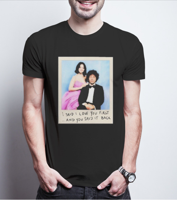 Selena Gomez I Said I Love You First And You Said It Back Polaroid Photo T-Shirt