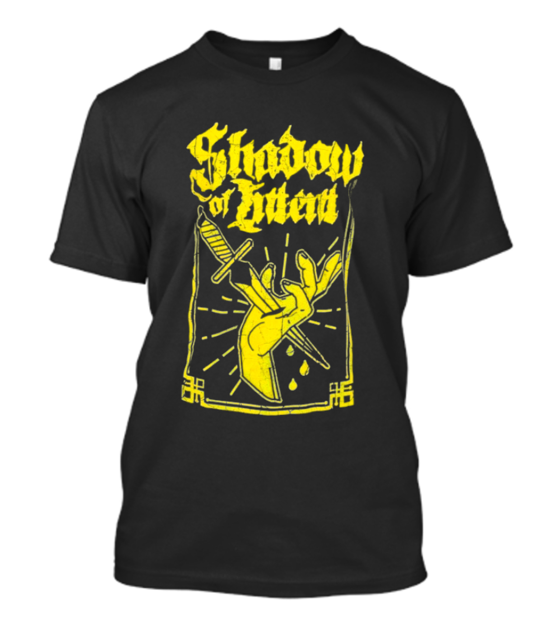 Shadow Of Intent Dagger Aura And Hand Motif T-Shirt