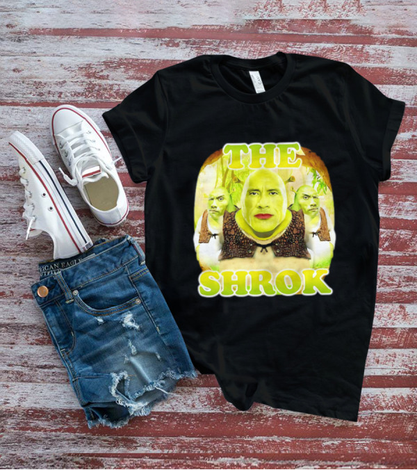 THE SHROK Shrek Parody Featuring Iconic Imagery T-Shirt