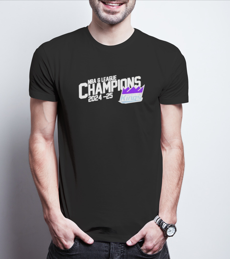 Stockton Kings NBA G League Champions 2024-25 T-Shirt