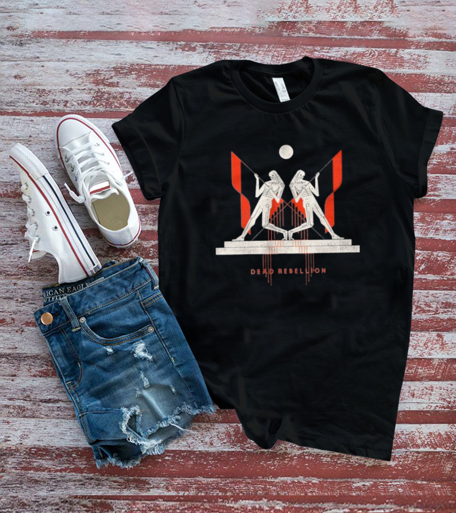 Dead Rebellion Strung Out Mirror Dueling Figures T-Shirt