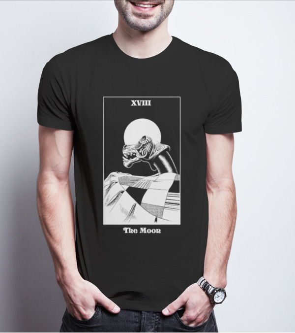Summerisle Arcana XVIII The Moon Skull Tarot T-Shirt