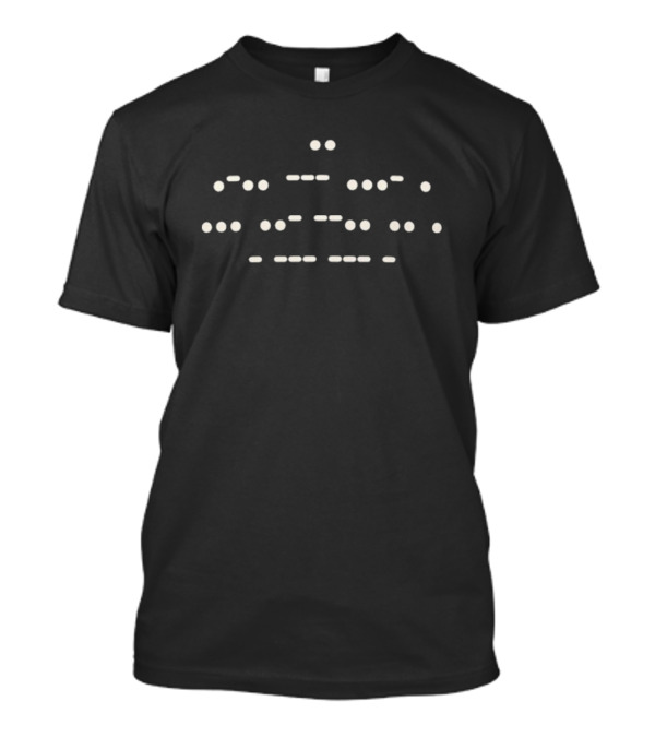 >Suzie Toot I Love Suzie Toot Morse Code Dark Mode T-Shirt