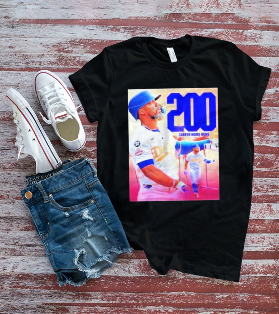 Los Angeles Dodgers Teoscar Hernandez 200 Career Home Runs T-Shirt