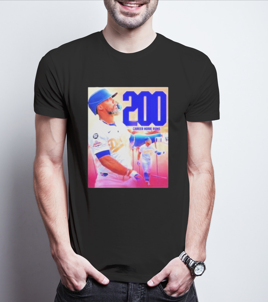 Los Angeles Dodgers Teoscar Hernandez 200 Career Home Runs T-Shirt