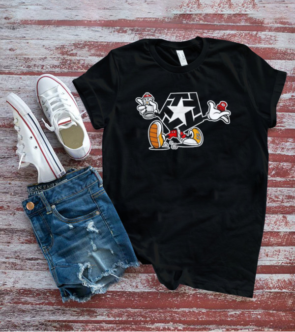 Tribal Gear T-Star Spray Paint Character Star Motif T-Shirt