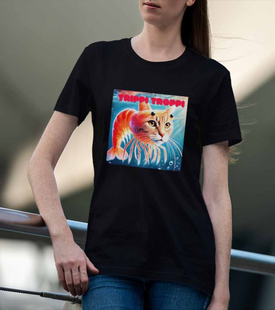Trippi Troppi Cat Shrimp Hybrid T-Shirt