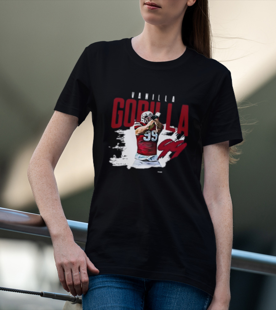 Vanilla Gorilla 99 Football Player T-Shirt