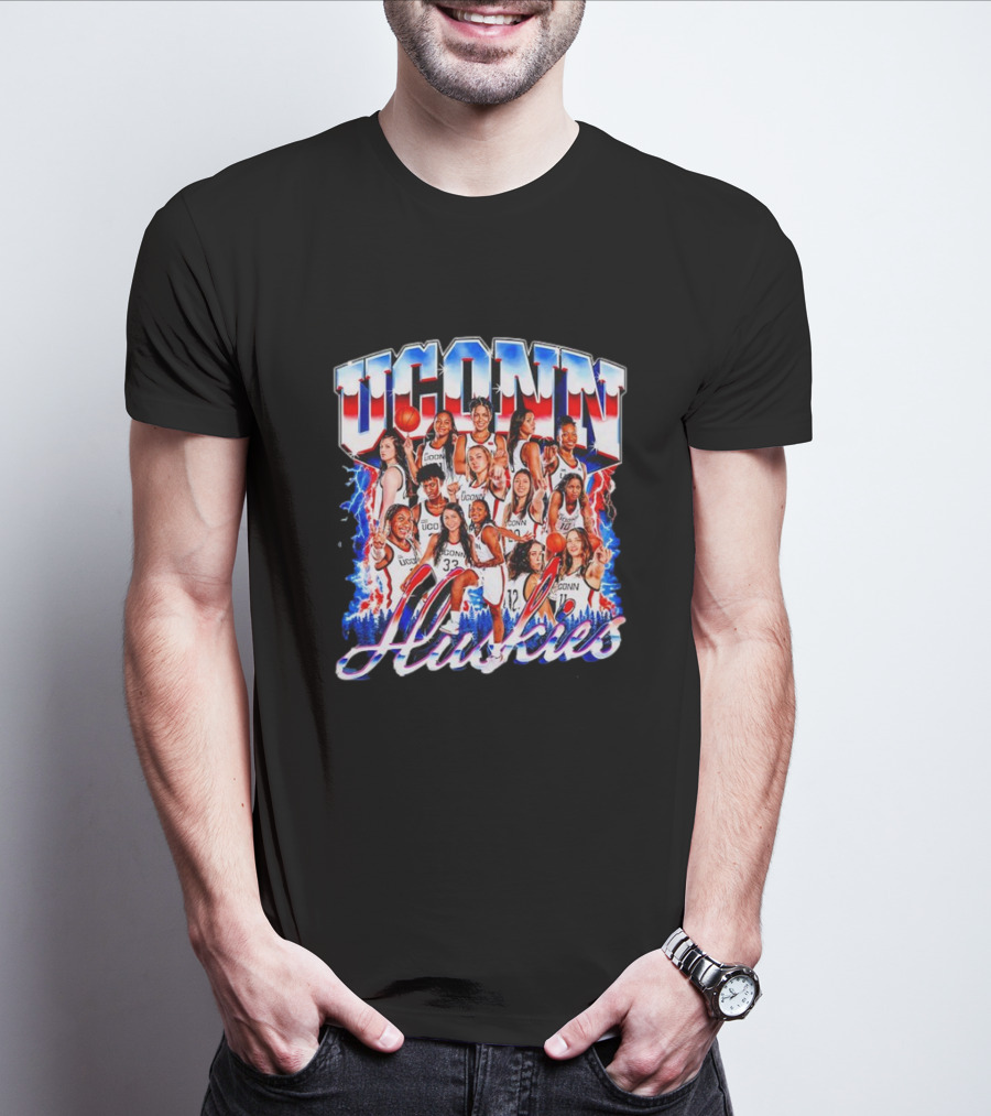 UConn Huskies Women's Basketball Team 2024-2025 Roster T-Shirt