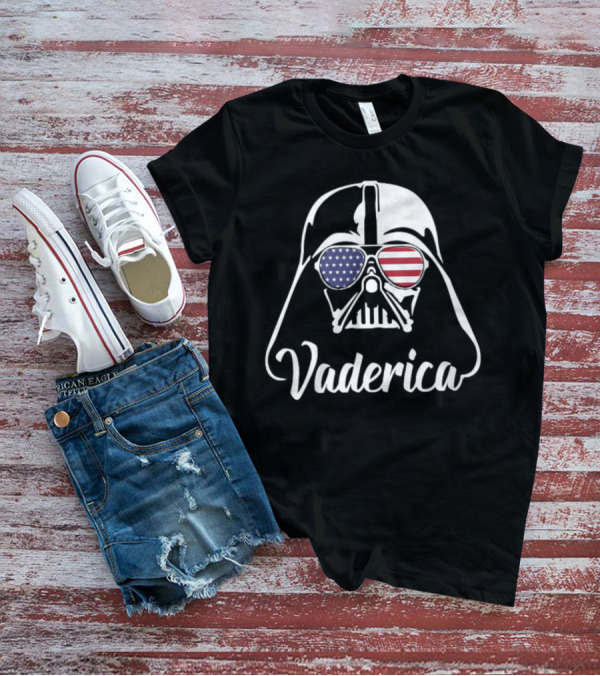 Vaderica Darth Vader American Flag Sunglasses T-Shirt