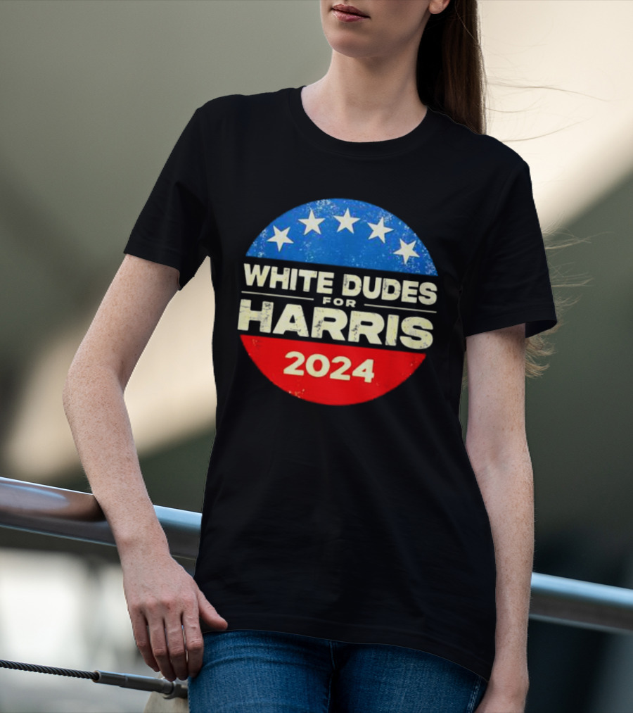 WHITE DUDES FOR HARRIS 2024 T-Shirt