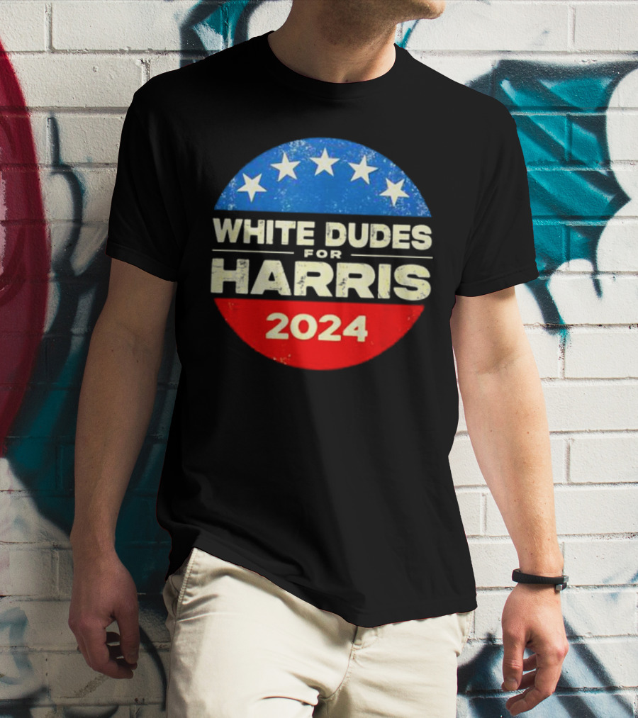 WHITE DUDES FOR HARRIS 2024 T-Shirt