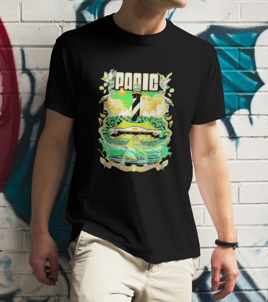 Widespread Panic 2025 St Augustine Lighthouse Dolphins March 21-23 T-Shirt