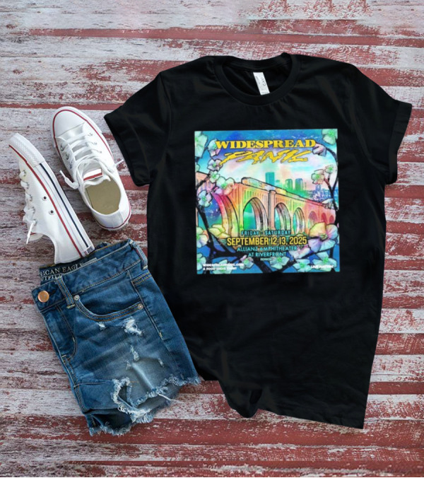 Widespread Panic Show At Allianz Amphitheater In Riverfront Richmond VA On September 12-13 2025 T-Shirt