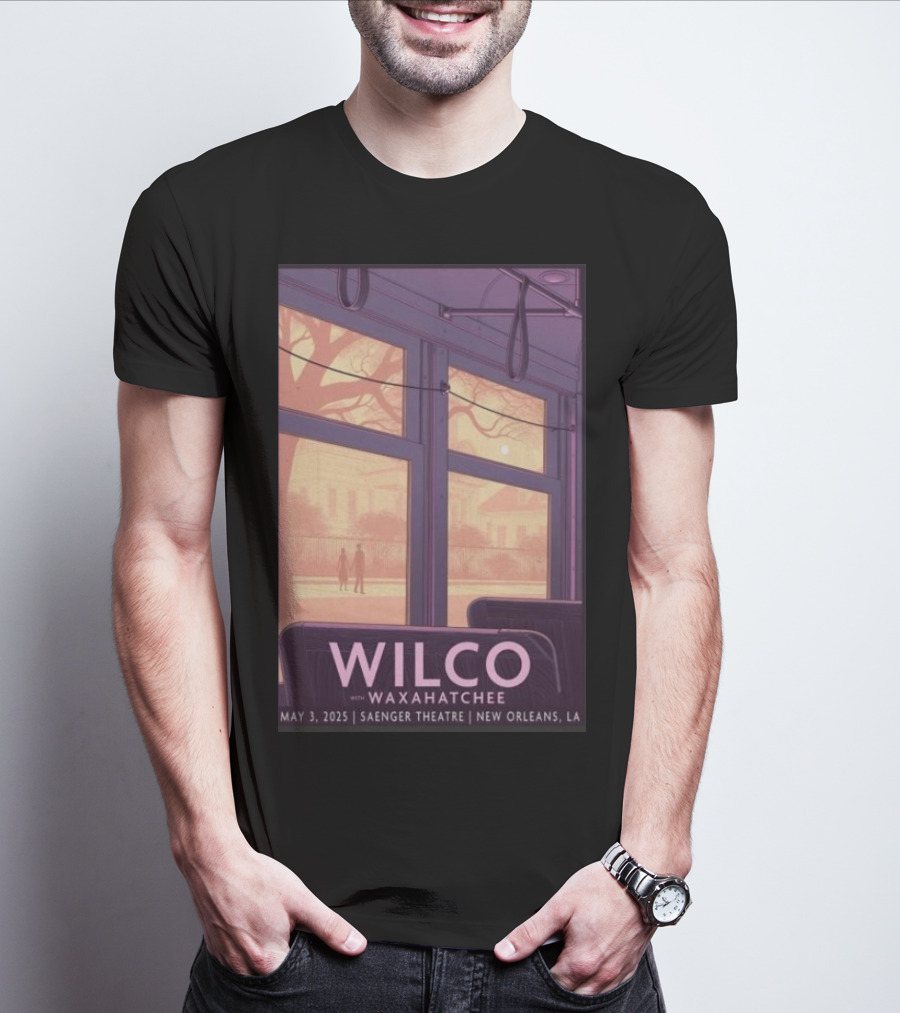 Wilco With Waxahatchee May 3 2025 Saenger Theatre New Orleans LA T-Shirt