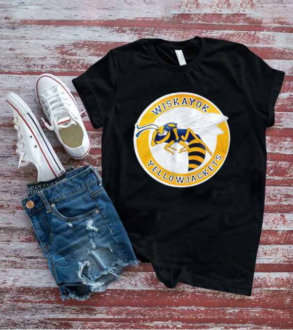 Wiskayok Yellowjackets Buzzing Insect Emblem T-Shirt