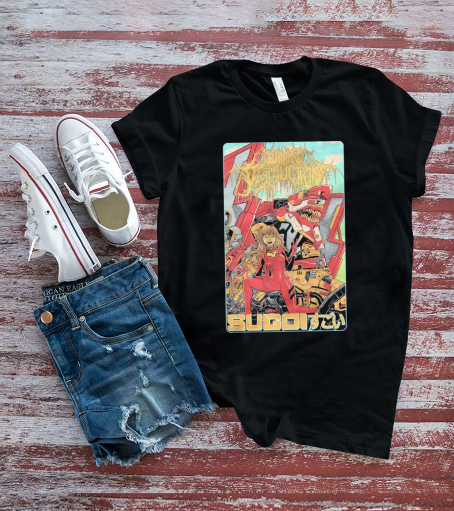 Within Destruction Asuka Sugoi スゴイ Anime Robot Adventure T-Shirt