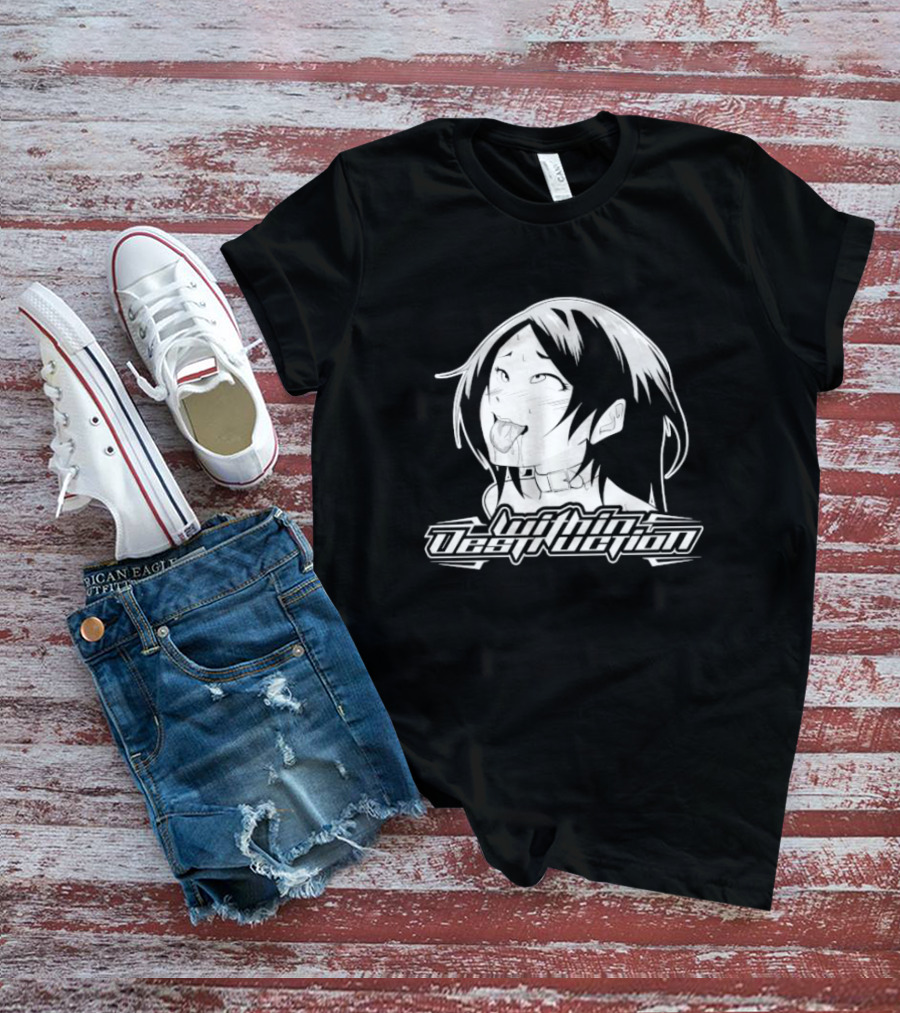Within Destruction Dabihotion Slampai Anime Girl Graphic T-Shirt