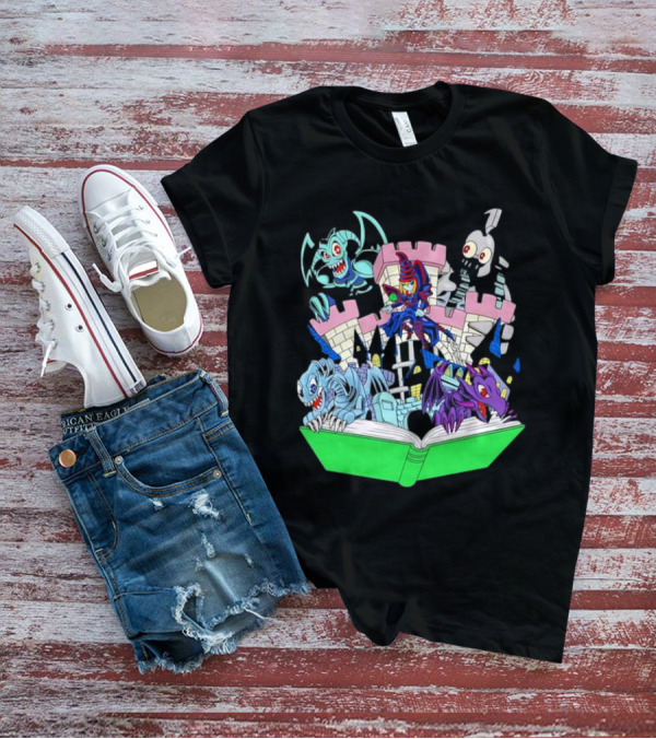 World Of Toons Castle And Creatures From Book T-Shirt