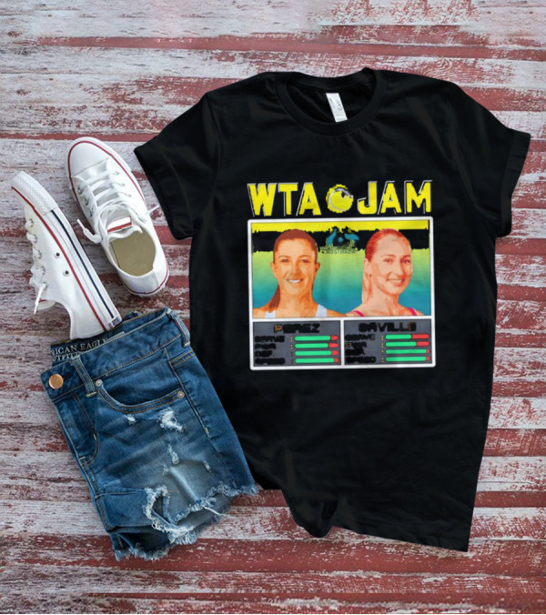 WTA Jam Perez Saville Australia Tennis Matchup T-Shirt