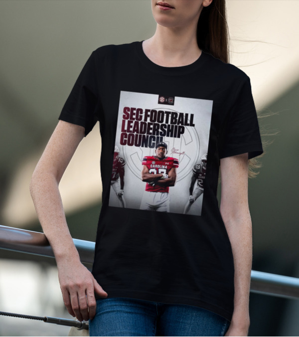 SEC Football Leadership Council South Carolina Gamecocks Oscar Adaway III T-Shirt