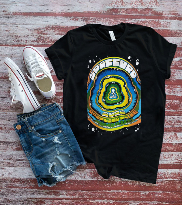 Spafford Aura Portland Maine March 15 2025 Tour Psychedelic Design T-Shirt