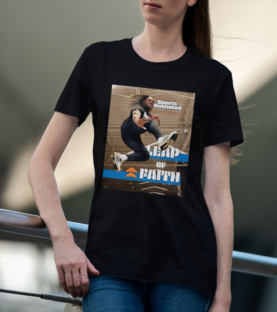 Sports Illustrated Leap Of Faith Digital Cover Boise State Broncos Football T-Shirt