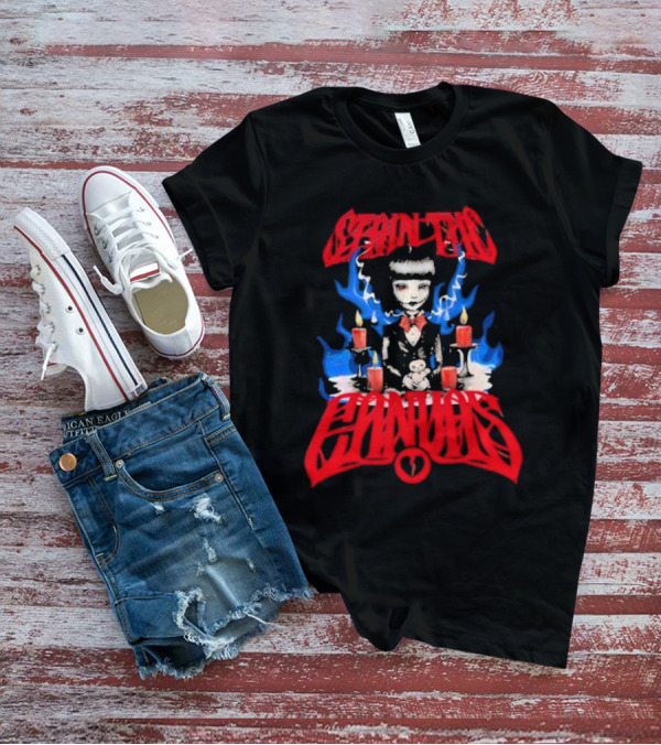 Stain The Band Gothic Doll Candles Flames T-Shirt