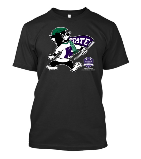 State Wildcats K Irish Willie Aer Lingus College Football Classic 2024 T-Shirt
