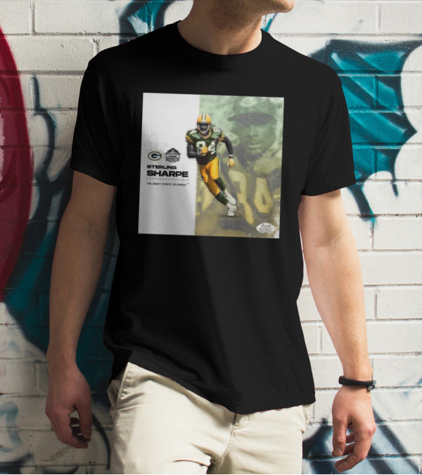 Sterling Sharpe Green Bay Packers Pro Football Hall Of Fame The Draft Starts In Mobile T-Shirt