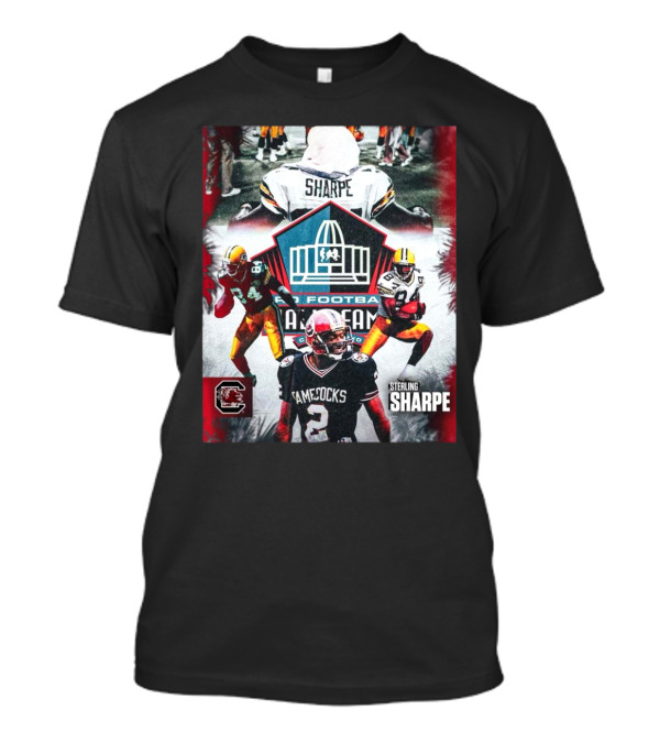 Sterling Sharpe South Carolina Gamecocks Pro Football Hall Of Fame T-Shirt