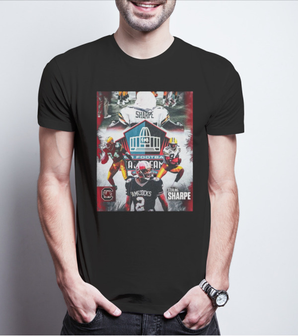 Sterling Sharpe South Carolina Gamecocks Pro Football Hall Of Fame T-Shirt