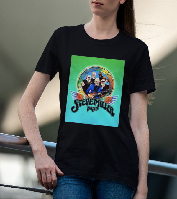Steve Miller Band 2025 Hitting The Road Tour Vintage Winged Artwork T-Shirt