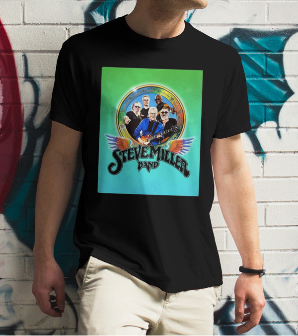Steve Miller Band 2025 Hitting The Road Tour Vintage Winged Artwork T-Shirt