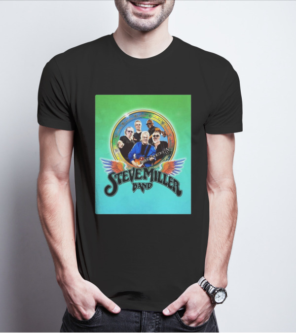 Steve Miller Band 2025 Hitting The Road Tour Vintage Winged Artwork T-Shirt