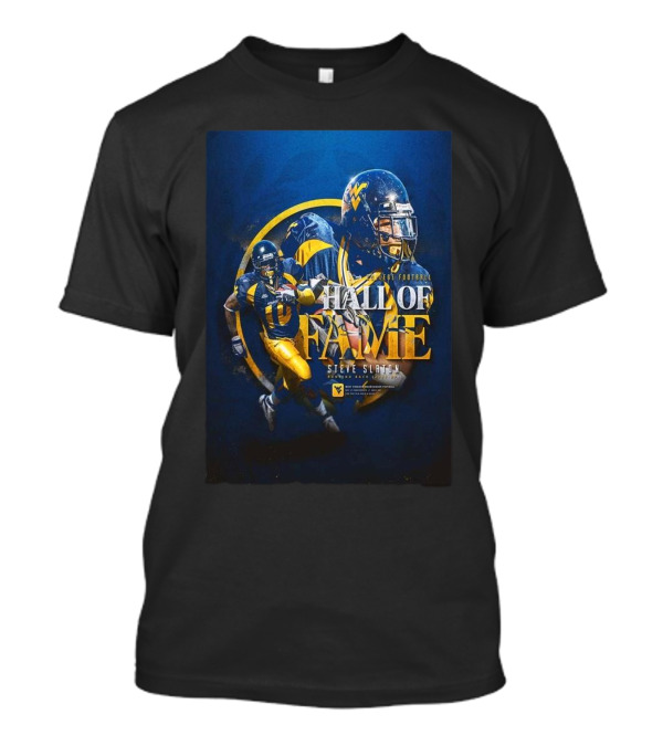 Steve Slaton College Football Hall Of Fame Running Back West Virginia Sports T-Shirt