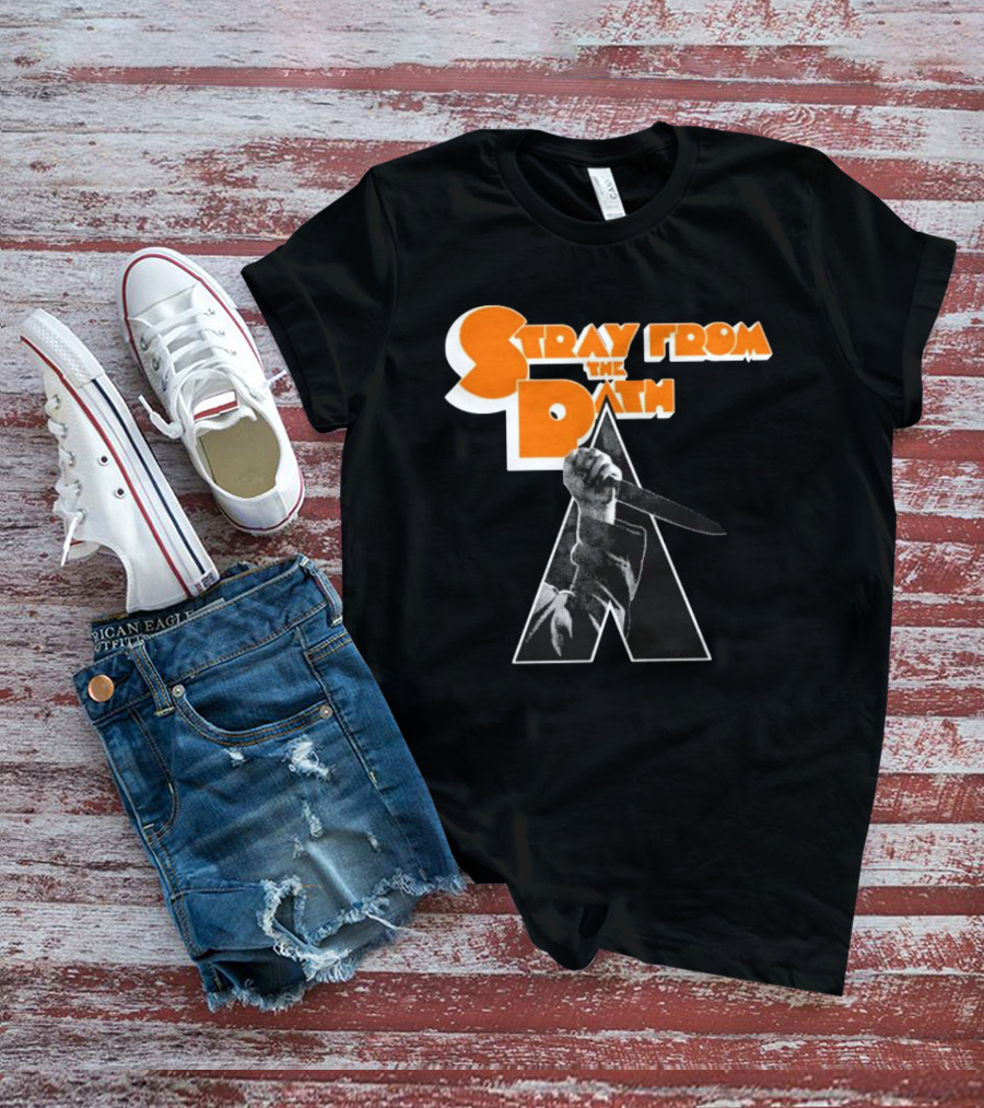 Stray From The Path Work Knife Hand Graphic T-Shirt