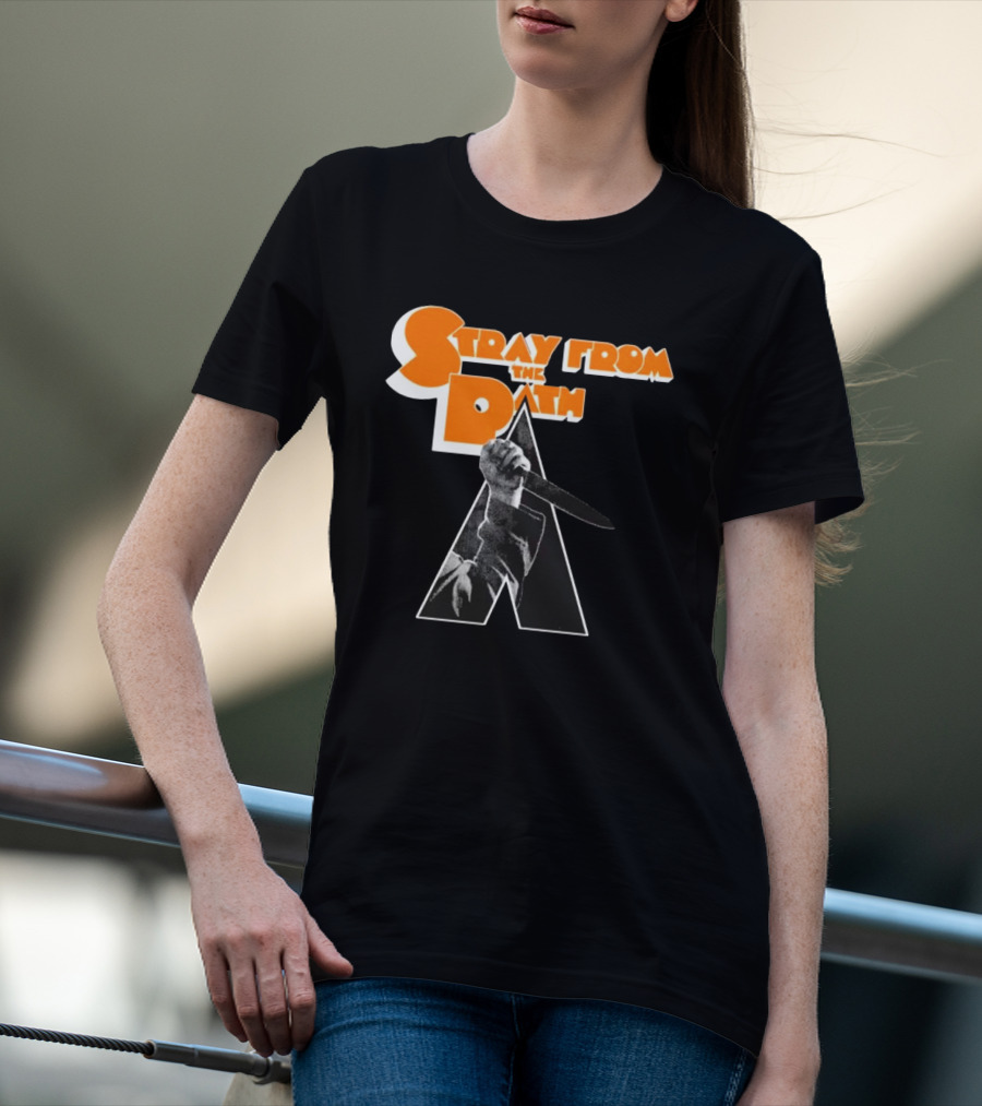 Stray From The Path Work Knife Hand Graphic T-Shirt