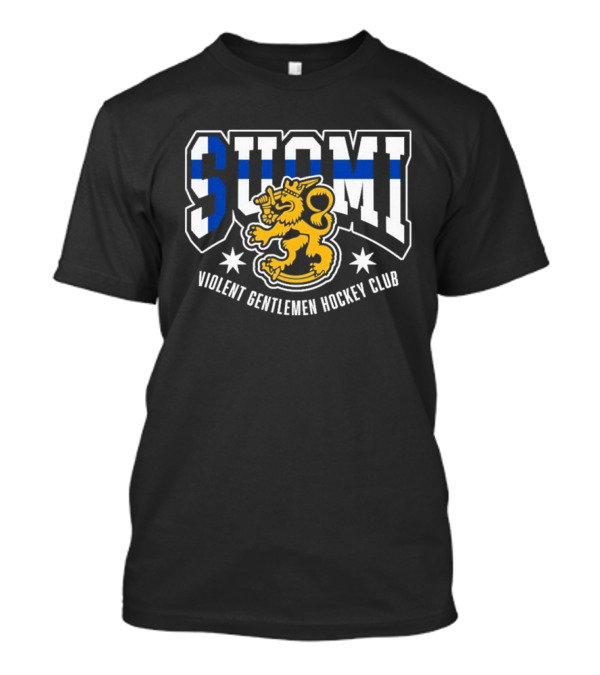 Suomi Violent Gentlemen Hockey Club Lion Emblem T-Shirt