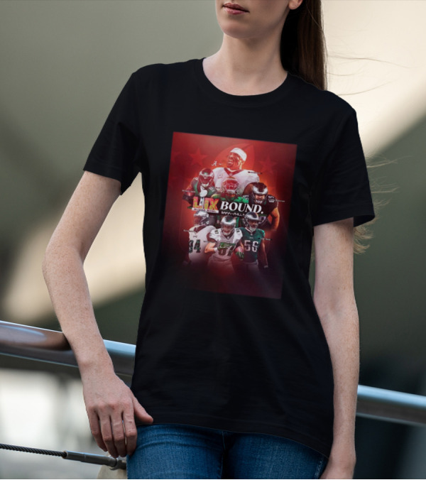 Super Bowl LIX Bound Bama X Philly Jalen Hurts DeVonta Smith Eli Ricks Landon Dickerson Nakobe Dean Brian Branch New T-Shirt