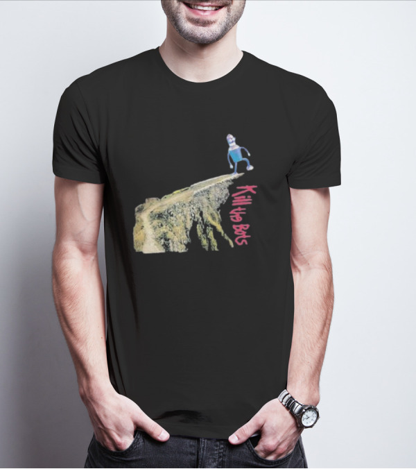 Tari Is For Humans Kill The Bots Robot On Cliff Edge T-Shirt