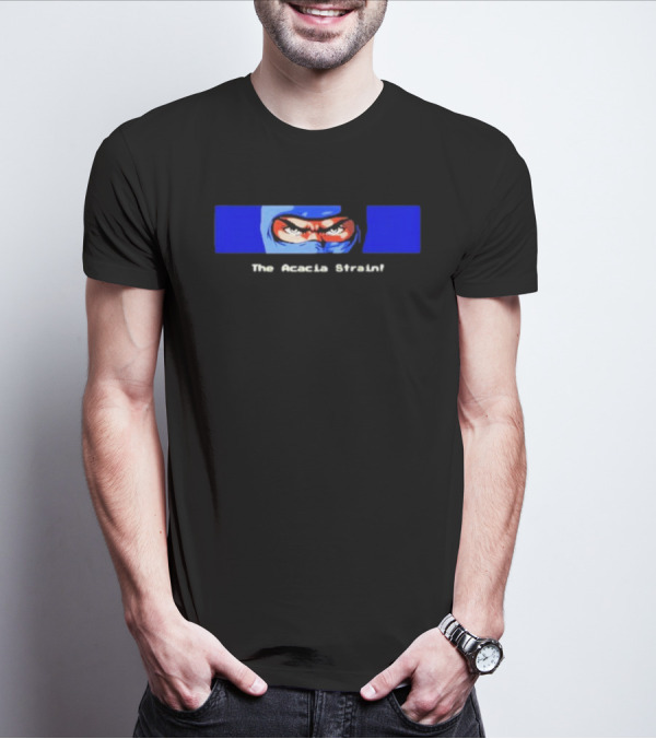 The Acacia Strain Ninja Eyes Blue Artwork T-Shirt