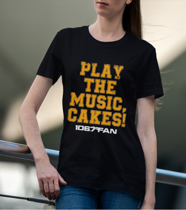 106.7 The Fan Play The Music Cakes The Junkies T-Shirt