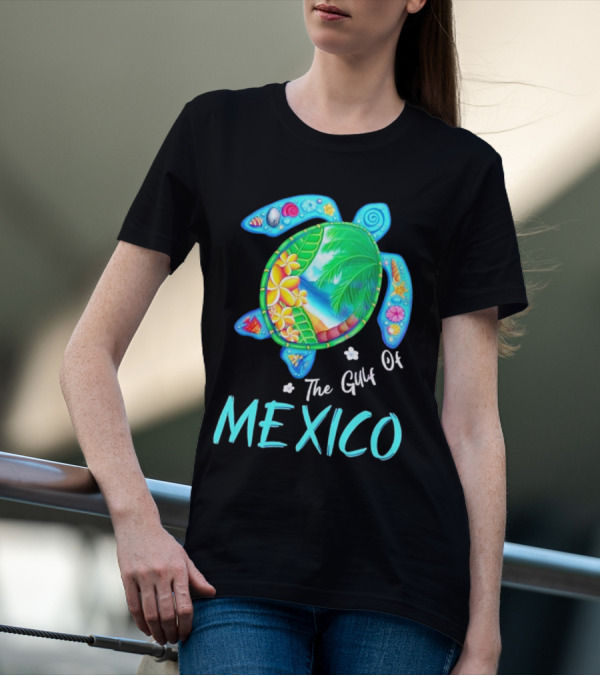 The Gulf Of Mexico Turtle Summer Beach Souvenir T-Shirt