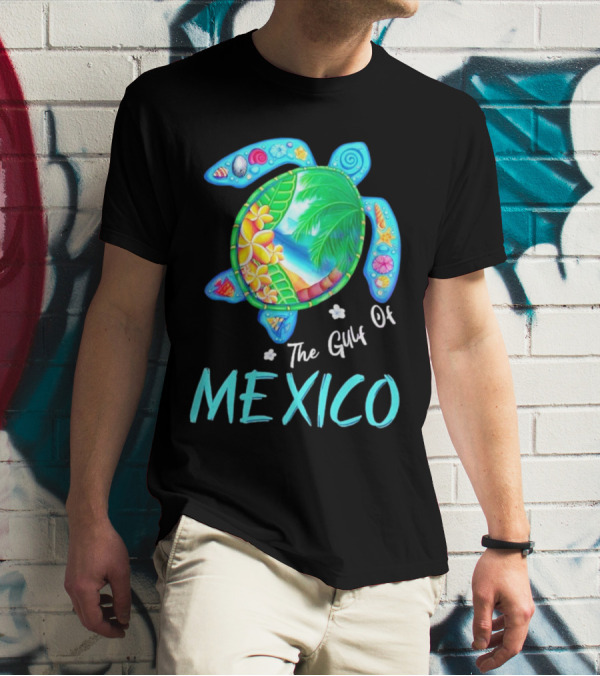 The Gulf Of Mexico Turtle Summer Beach Souvenir T-Shirt