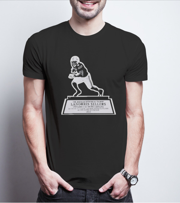 The Heisman Memorial Trophy Lanorris Sellers Football Statue T-Shirt