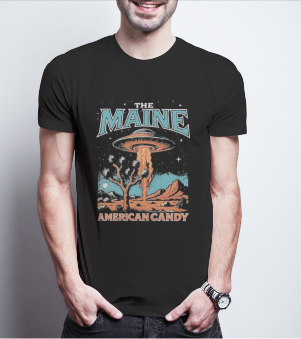 The Maine American Candy UFO Desert Scene T-Shirt